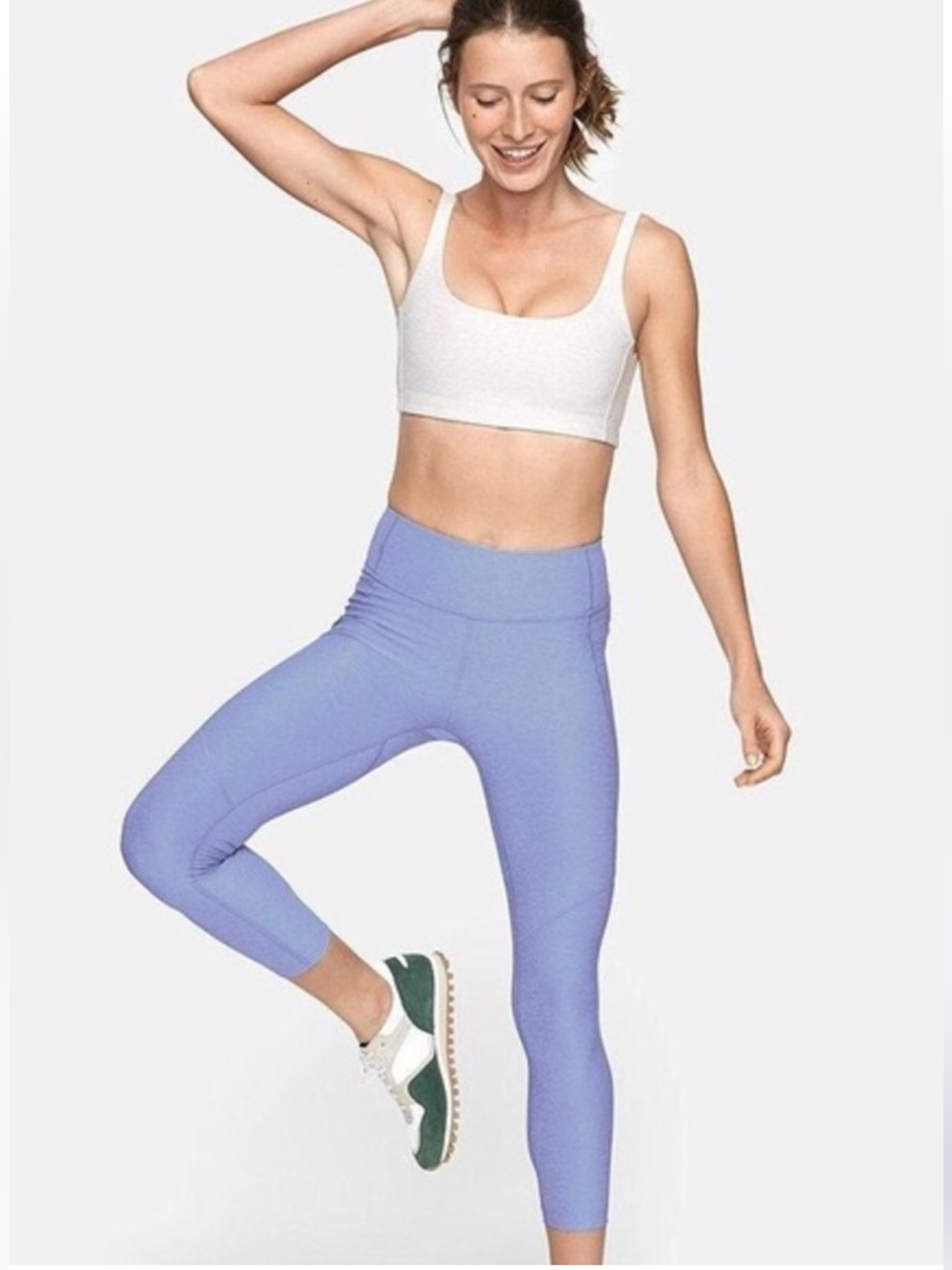 Outdoor Voices 3/4 Warm-Up Leggings in Lilac size S
